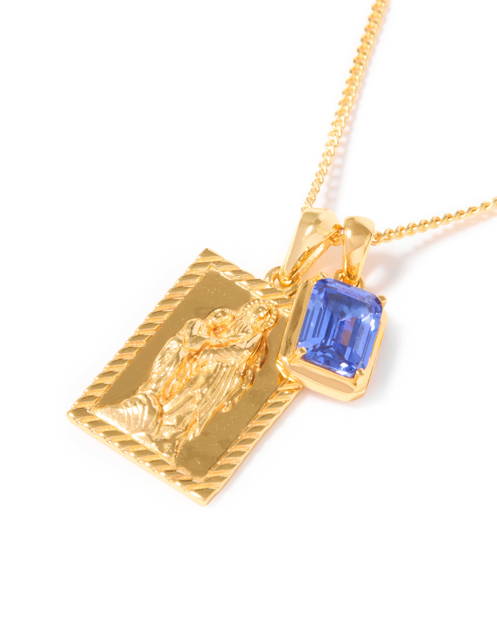 The Mother Mary Frame x Sapphire Stack Gold