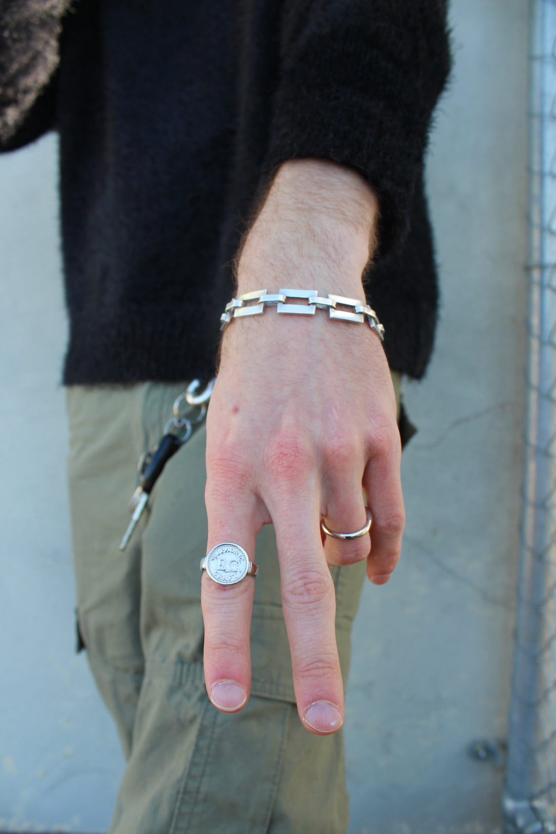 The 'Vintage Frost' Coin Ring